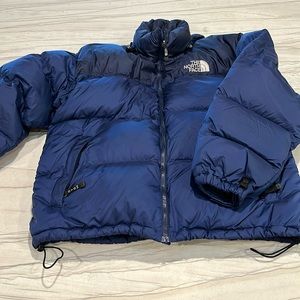 North Face XL Blue Down Jacket